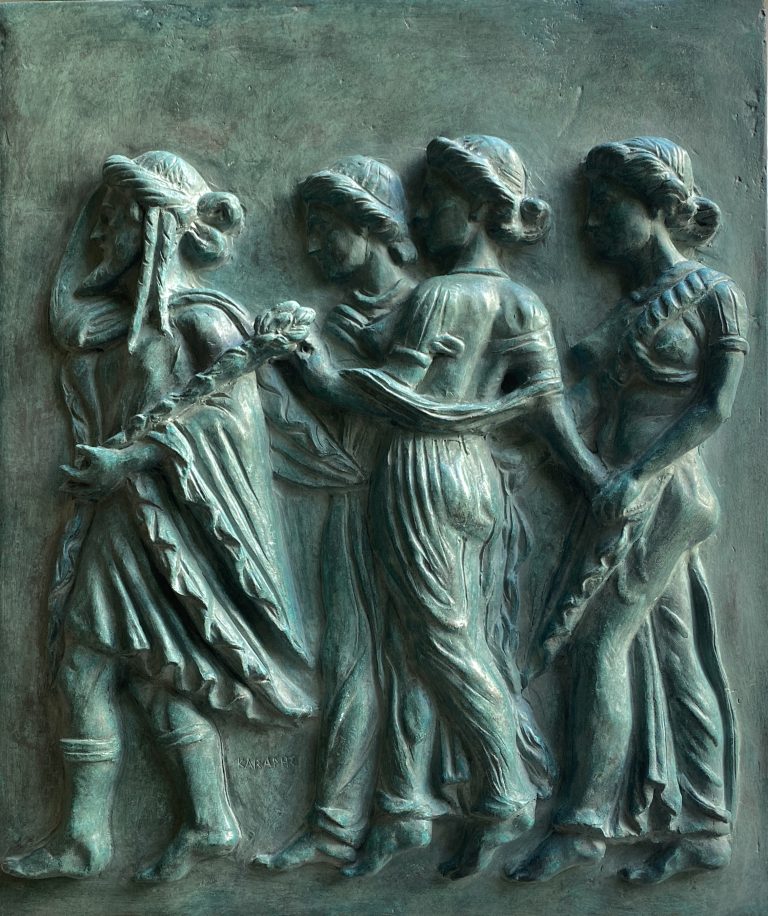 Read more about the article The three Horae led by Dionysos